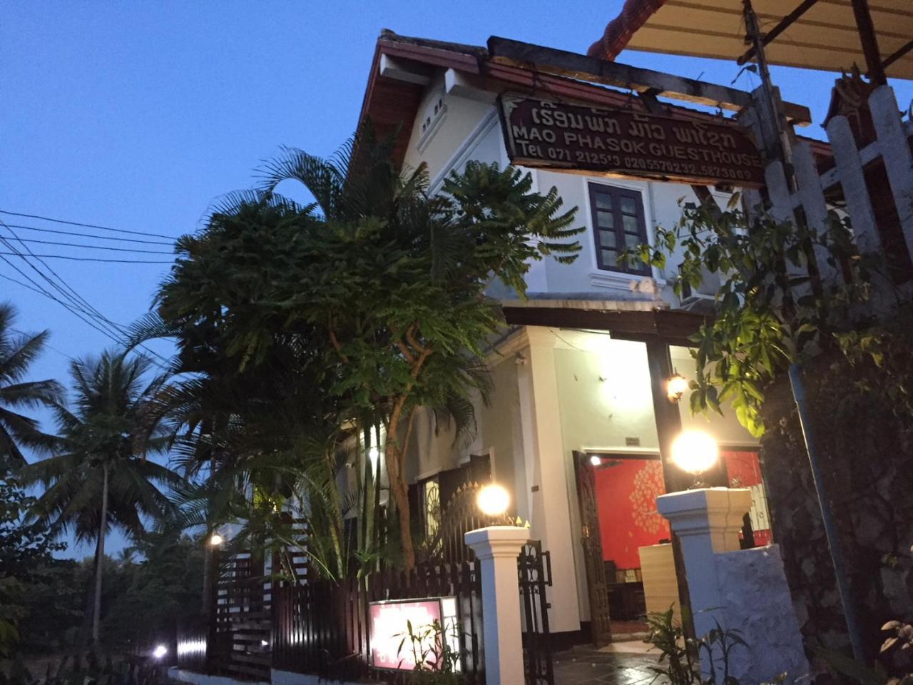 Mao Phasok Riverside Guesthouse Luang Prabang Exterior photo